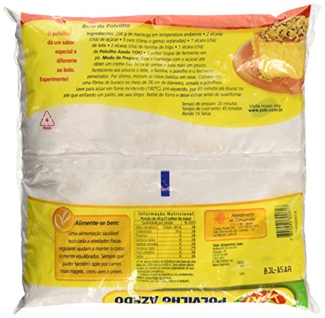 Polvilho Azedo Yoki 500 g 2