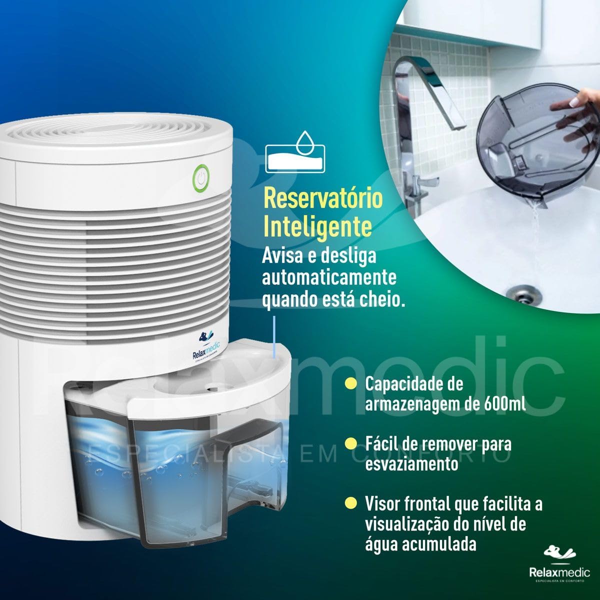 Desumidificador de Ar Drysec Relaxmedic 4