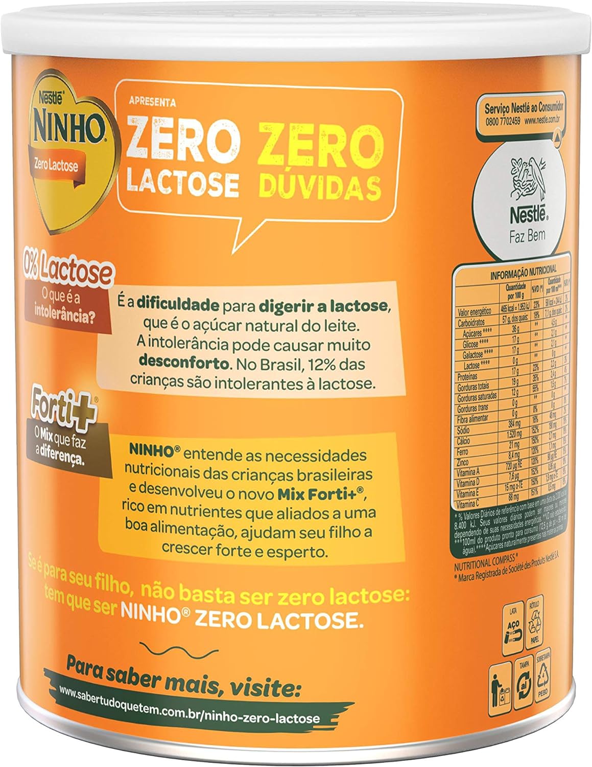 Ninho Zero Lactose 3