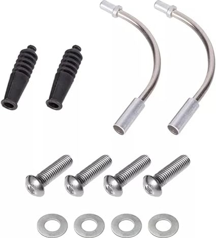 Jogo Freio Bike Completo V-Brake Manete Cabo Conduite 5