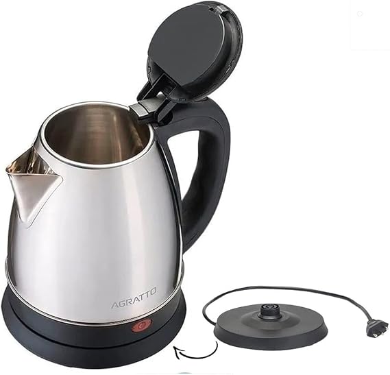 Chaleira Elétrica Agratto Inox 1,8 L 2