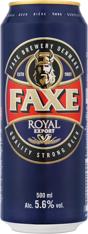Cerveja Faxe Royal 1