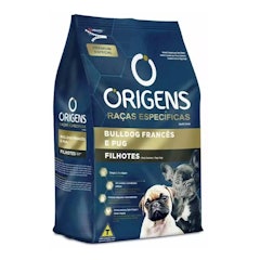 Ração Origens Premium Especial Raças Específicas Bulldog Francês e Pug Filhotes