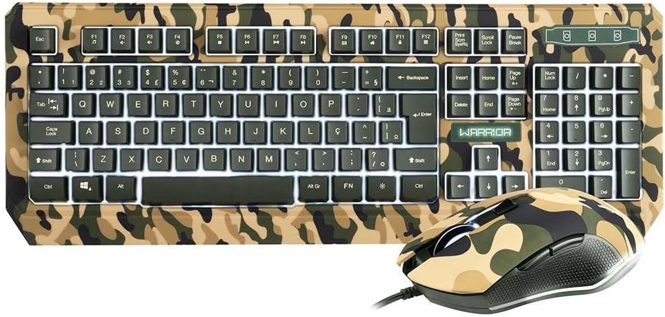 Teclado e Mouse Gamer Army Kyler Warrior 1