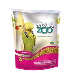 Extrusada Calopsitas e Periquitos Mini Bits PM13 - 350 g