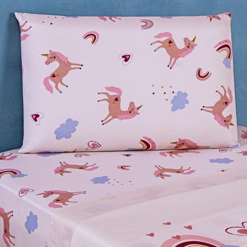 Jogo de Cama Lençol Bouti Kids Infantil 3 Peças Estampado Unicórnio 3