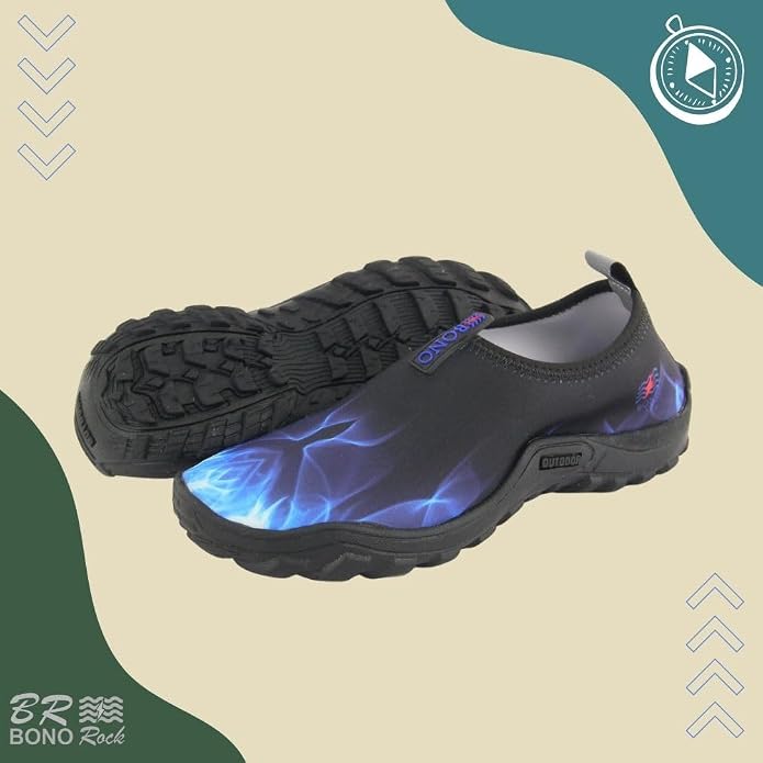 Sapatilha Náutica Aquática Neoprene Leve Flexível Bono Rock 2