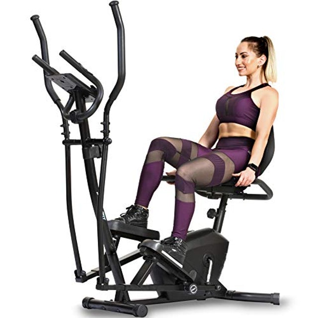Elíptico e Bicicleta Ergométrica PodiumFit 2 em 1 Silencioso 5