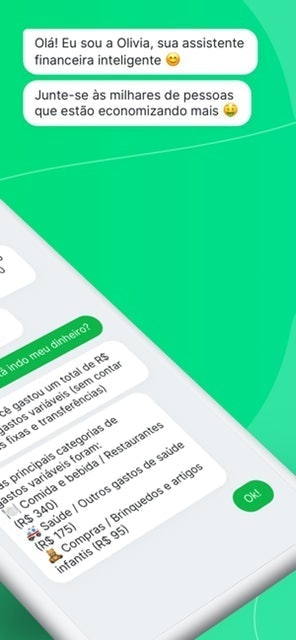 Olivia: Sua Assistente Financeira Inteligente 3