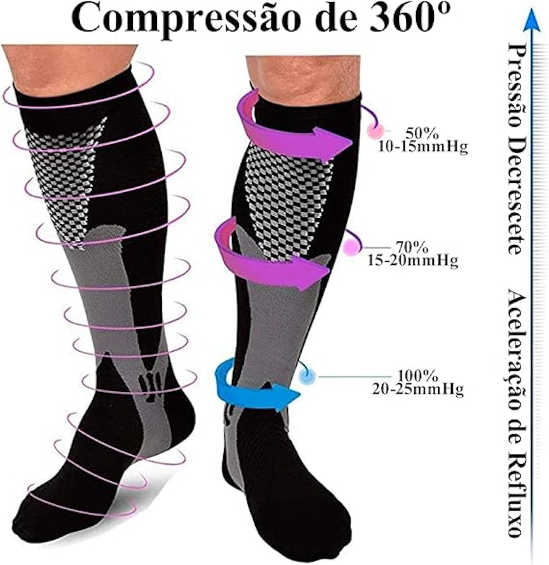 Meia Alta Compressão Masculina 2