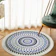 CN BR IMPORTAÇÃO Tapete Redondo Estampa Mandala para Quarto ou Sala 1