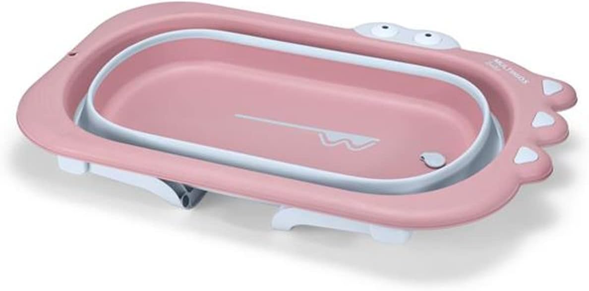 Banheira Retrátil Crocodilo Rosa 3