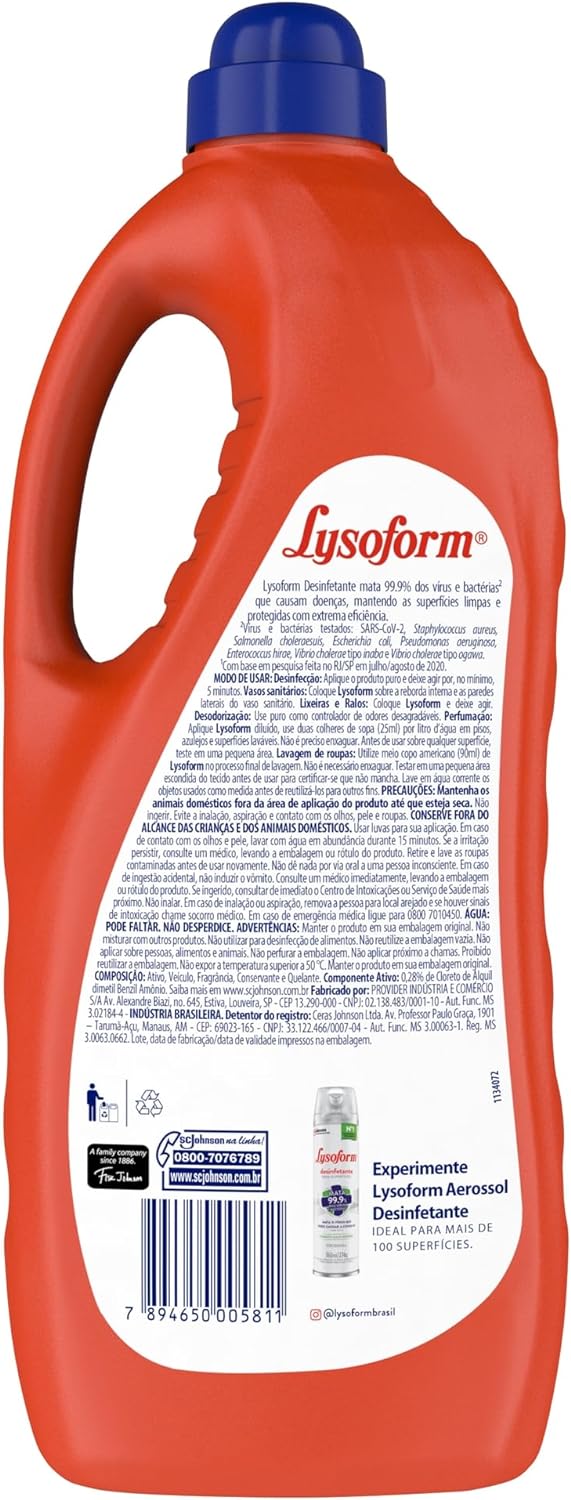 Lysoform Líquido Suave Odor 2