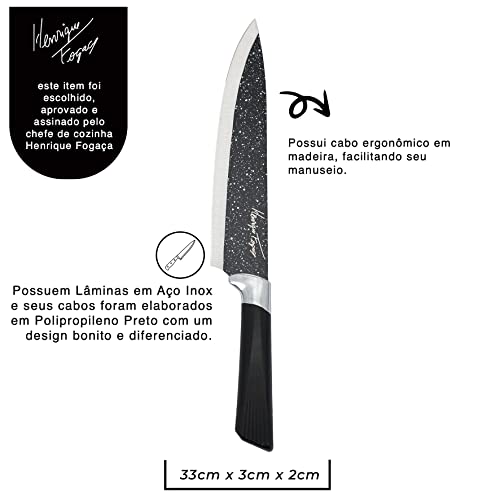 Faca Peixeira 8" Linha Fogaça 2