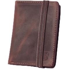 Carteira Slot Elastic Compact RFID - Marrom