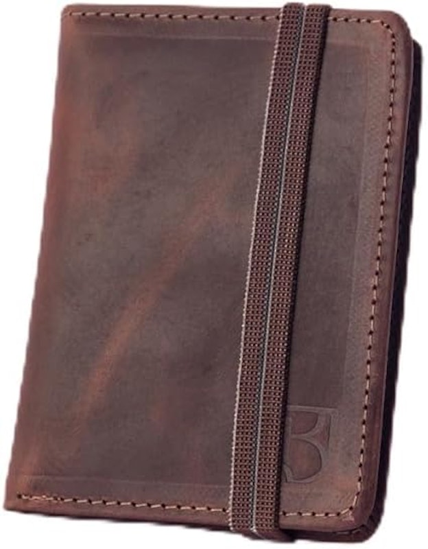 Carteira Slot Elastic Compact RFID - Marrom 1