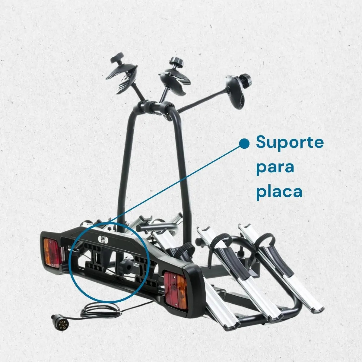 Transbike Bike In Car para Engate de Reboque 3 Bikes 3