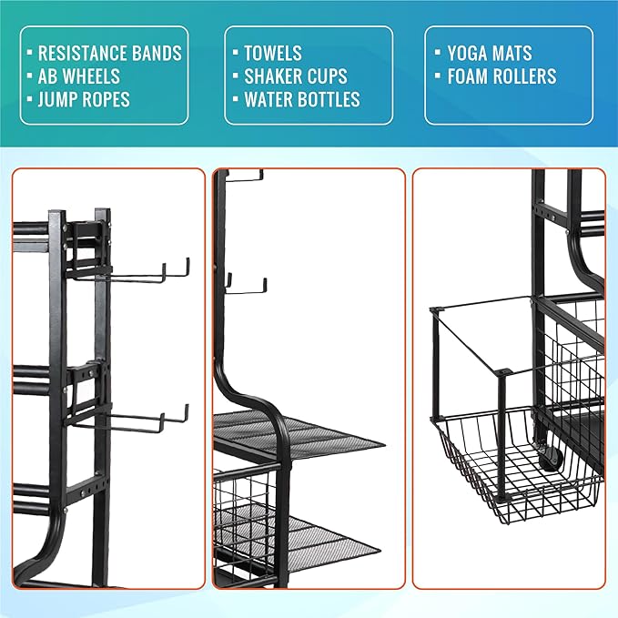 Rack de Halteres com Prateleira e Base de Chapa de Aço Extra Forte 2