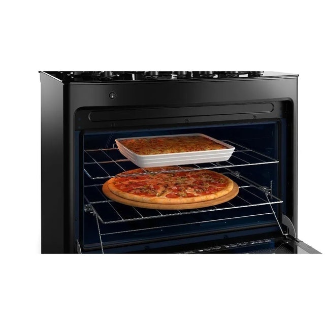 Fogão Consul Preto com Mesa de Vidro 3