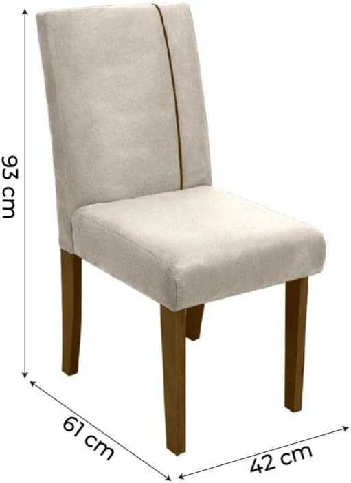 Conjunto Mesa Athenas com 4 Cadeiras Pádua 4