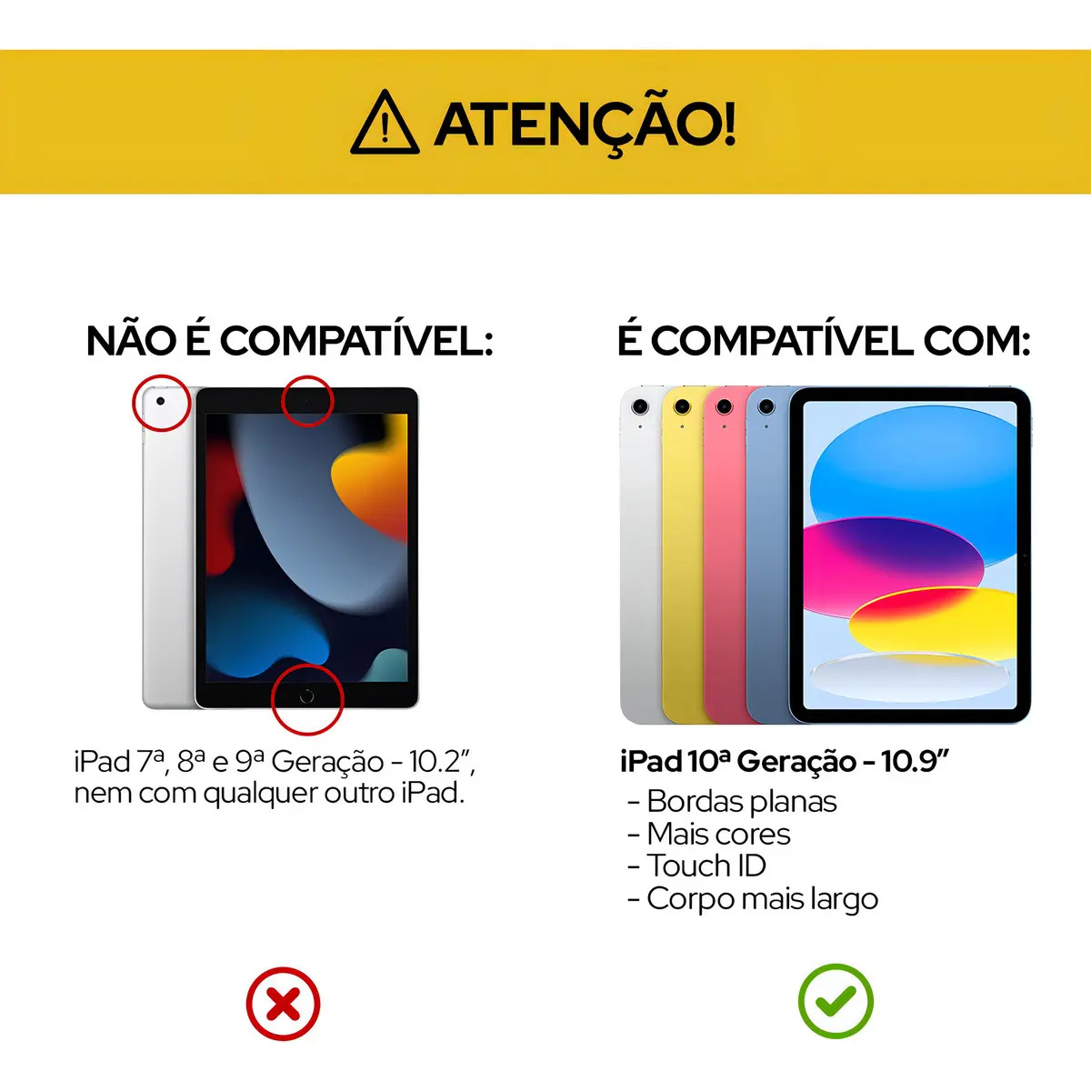 Capa Novo iPad 10° Geração 10,9" WB 2