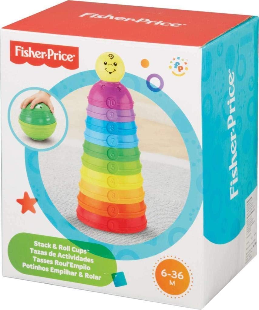Brinquedo para Bebês Potinhos Empilhar & Rolar 4