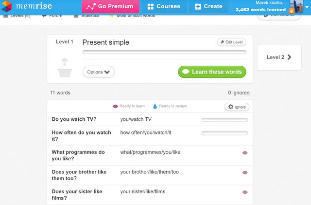 Memrise 2