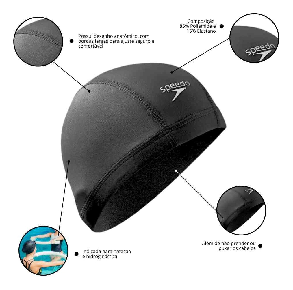 Touca Speedo Xtrafit Cap 3