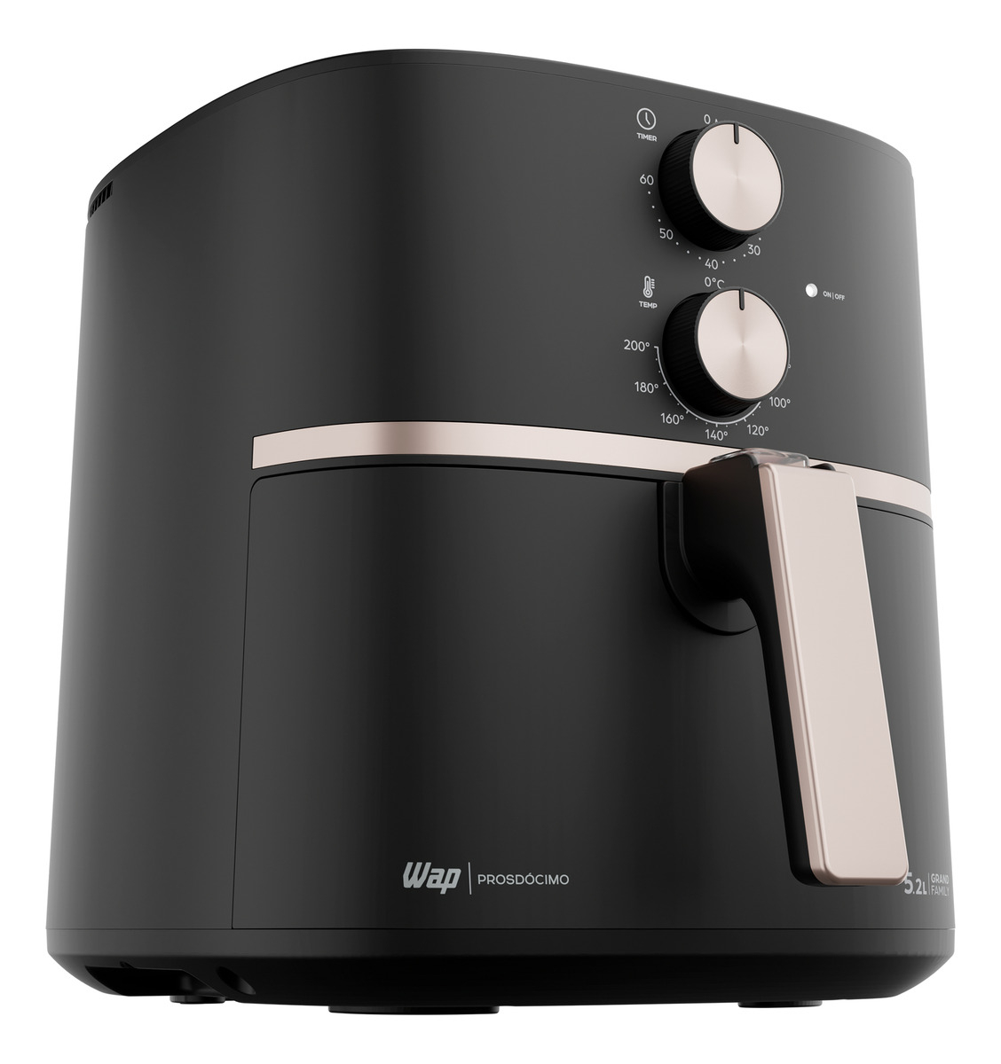 Fritadeira Elétrica Air Fryer Grand Family 5,2 L 2
