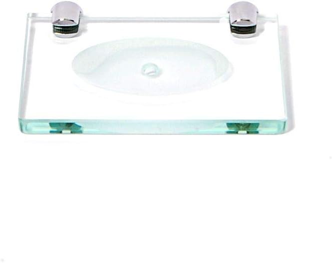 Saboneteira em Vidro Incolor Lapidado - Aquabox 2