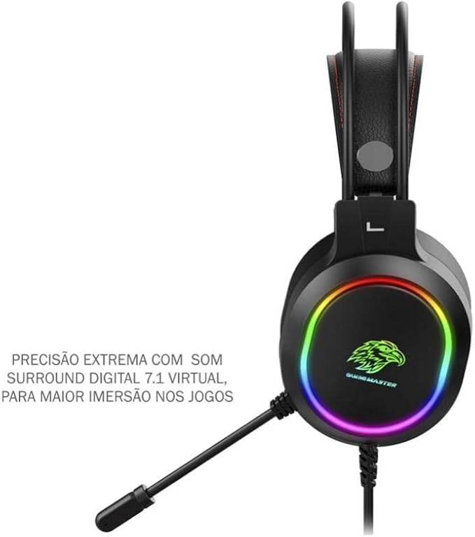 Headset Gamer RGB K-Mex 3