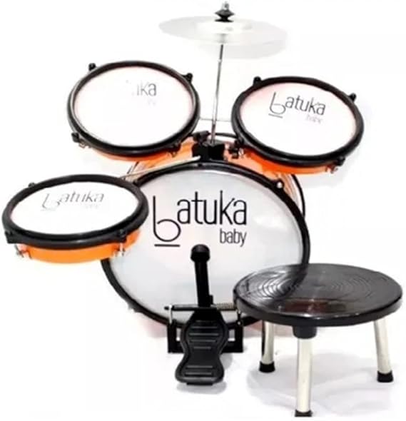 Bateria Infantil Batuka Baby Laranja   2