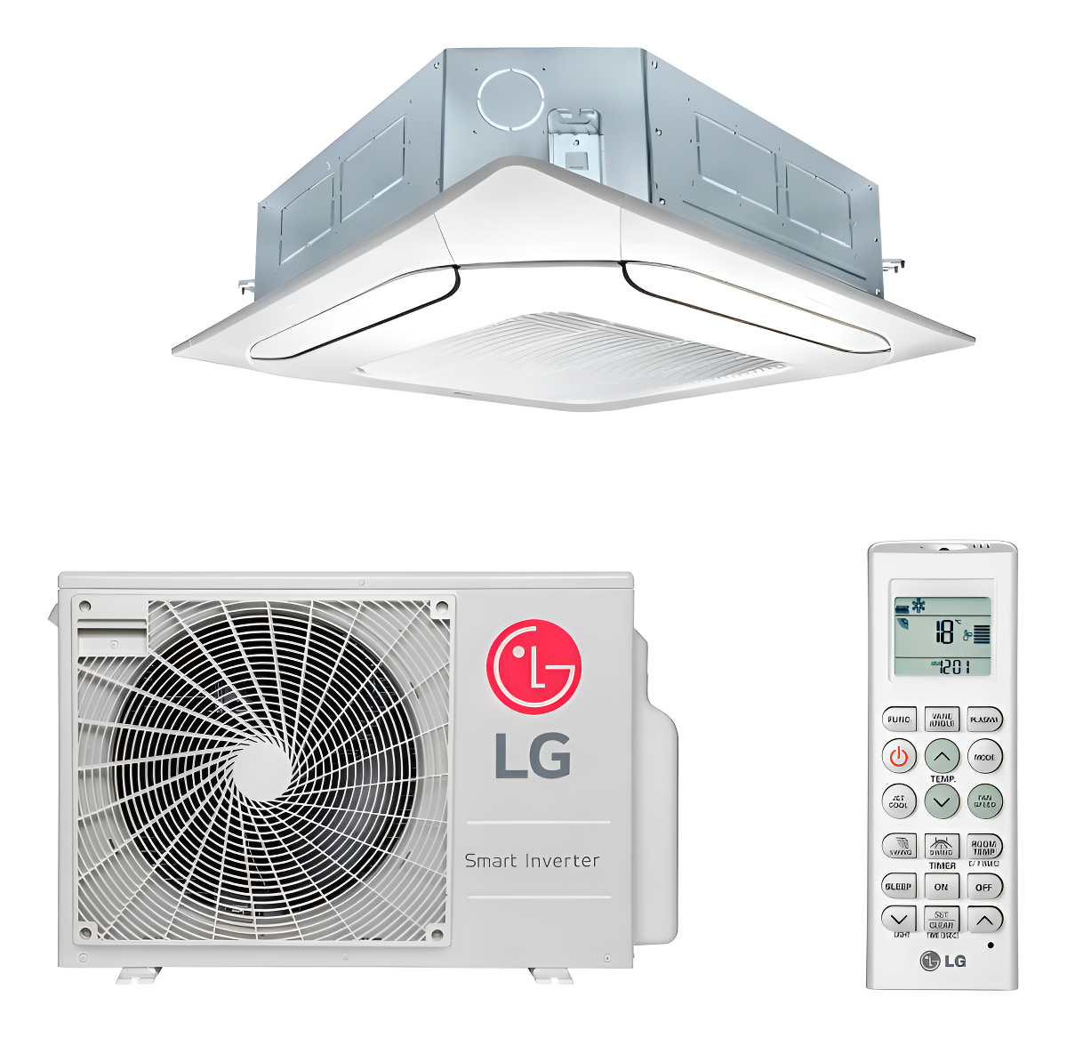 Ar-Condicionado LG Cassete Inverter 24.000 BTU/h (220 V) 1
