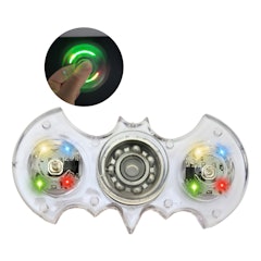 Hand Spinner com Luzes Led Brinquedo Giratório Antistress Pop It Toy Cristal