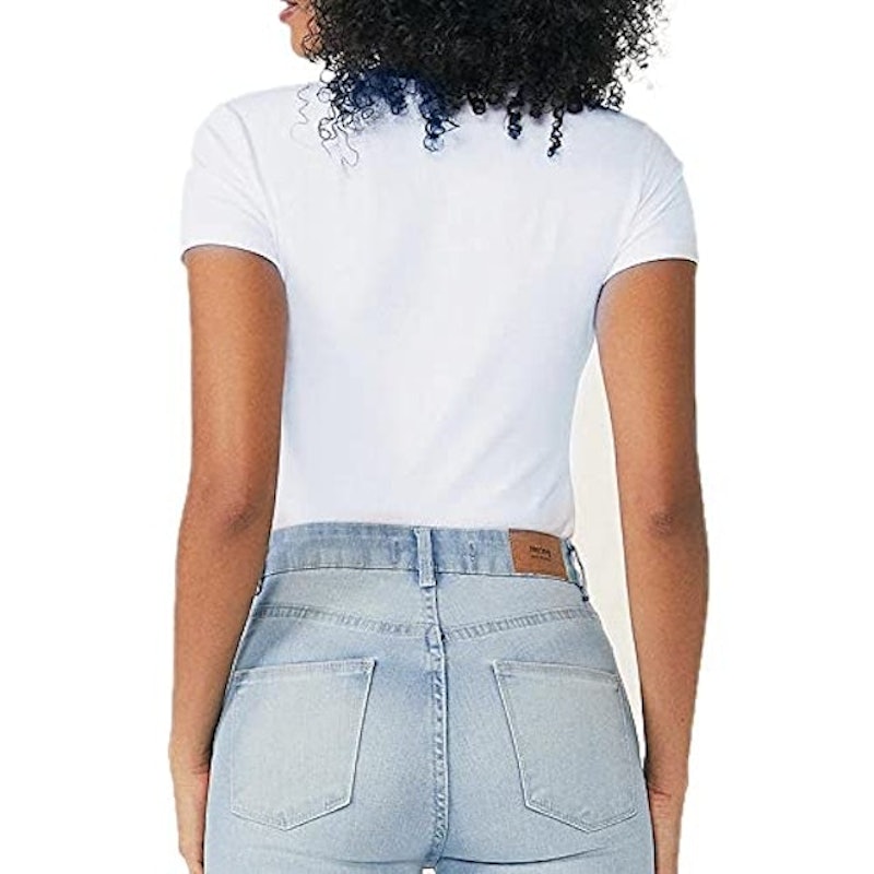 Camiseta Feminina Hering Básica Gola V 2