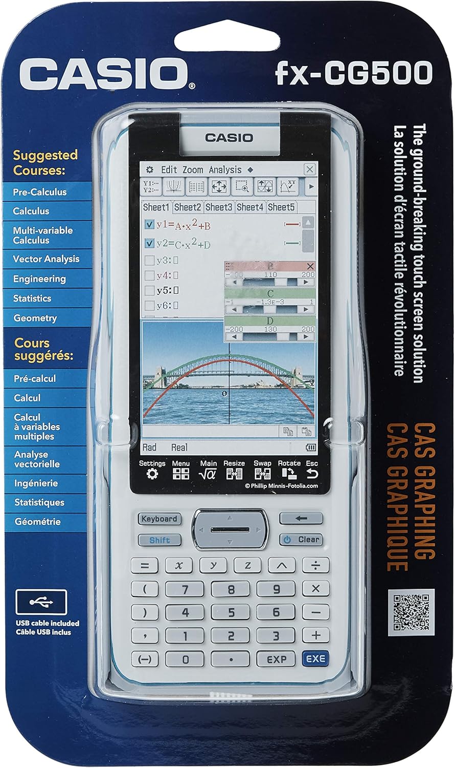 Calculadora Gráfica Casio Fx-CG500 PRIZM CAS 3