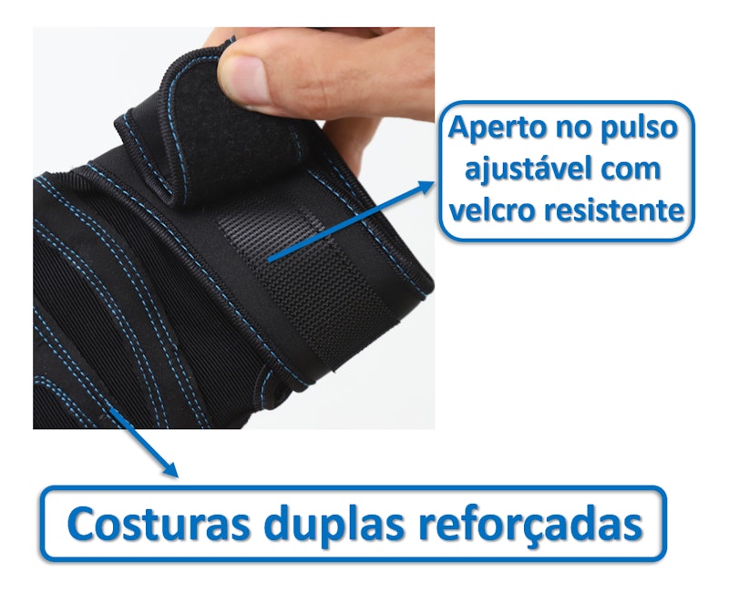 Luva de Academia Meio Dedo 5