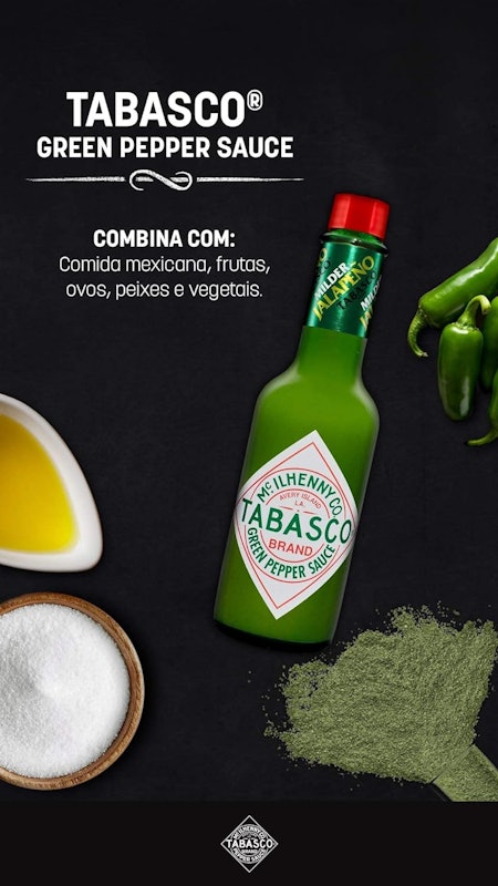 Molho de Pimenta Jalapeño Suave Tabasco 2