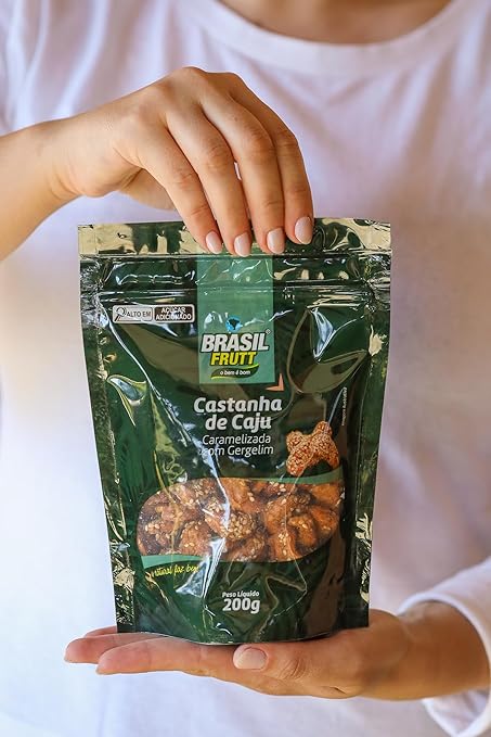 Castanha de Caju Caramelizada com Gergelim 2