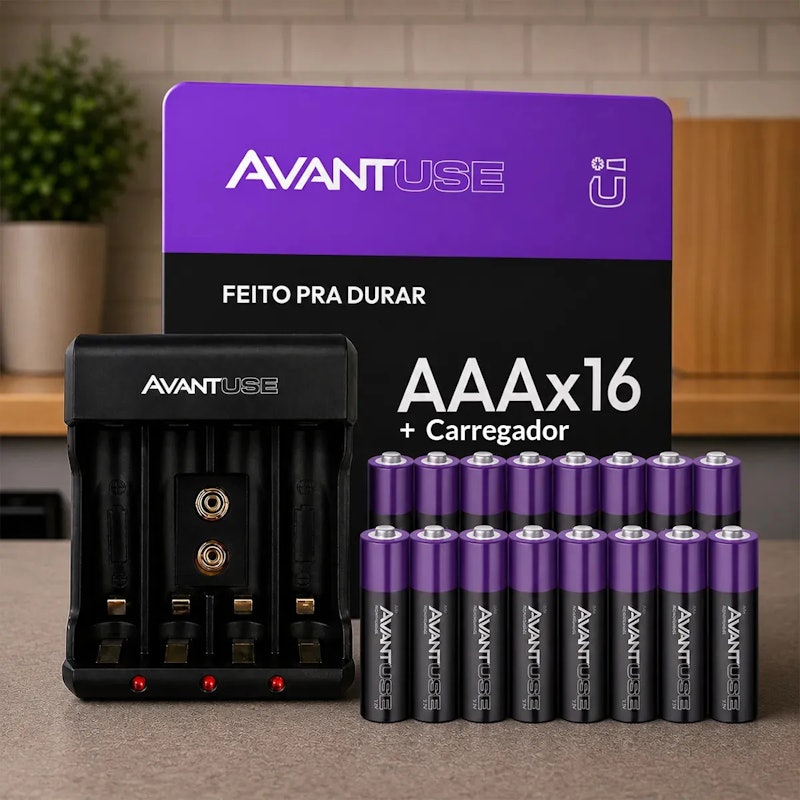 Pilha Recarregável AAA Avant Use 1