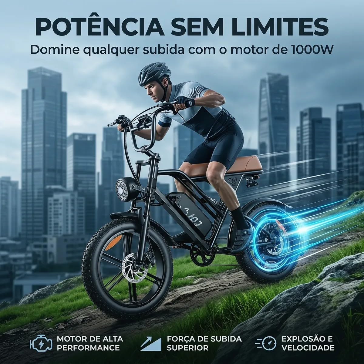 Bicicleta Elétrica HDJ  3