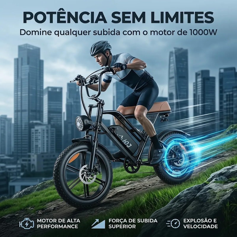 Bicicleta Elétrica HDJ 3