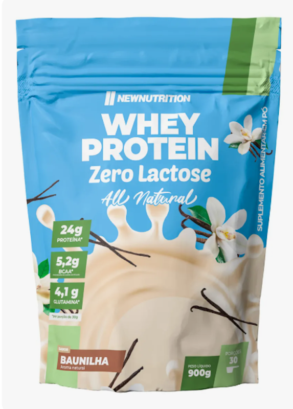 Whey Protein Concentrado Zero Lactose All Natural Baunilha 1
