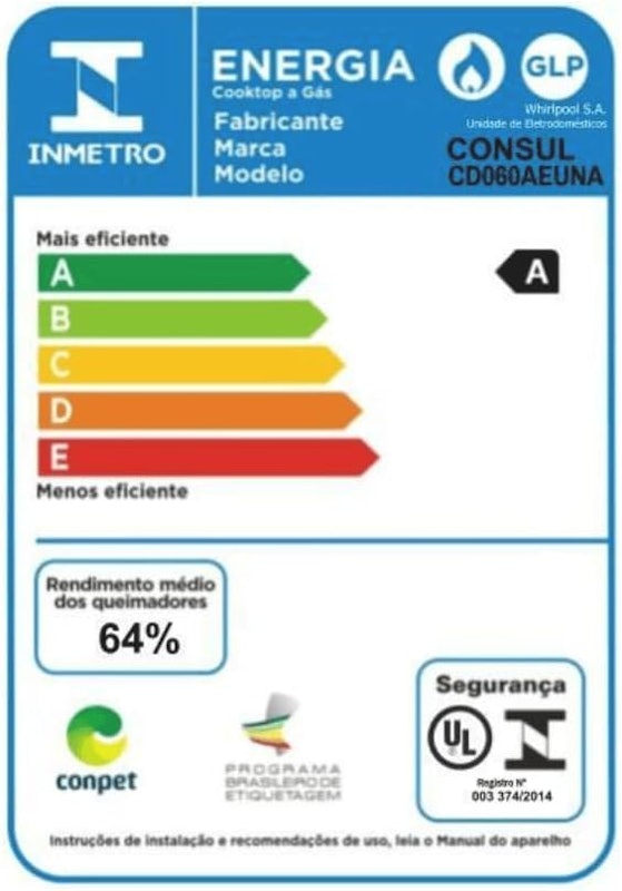 Cooktop 4 Bocas com Controle Fácil 5