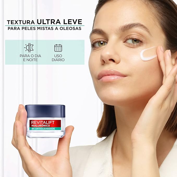 Hialurônico Gel Creme Preenchedor Antioleosidade Revitalift 3