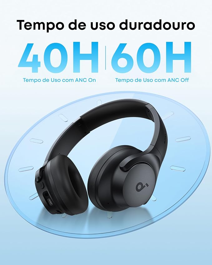 Fone de Ouvido Bluetooth Soundcore Anker Q20i ANC Híbrido 4