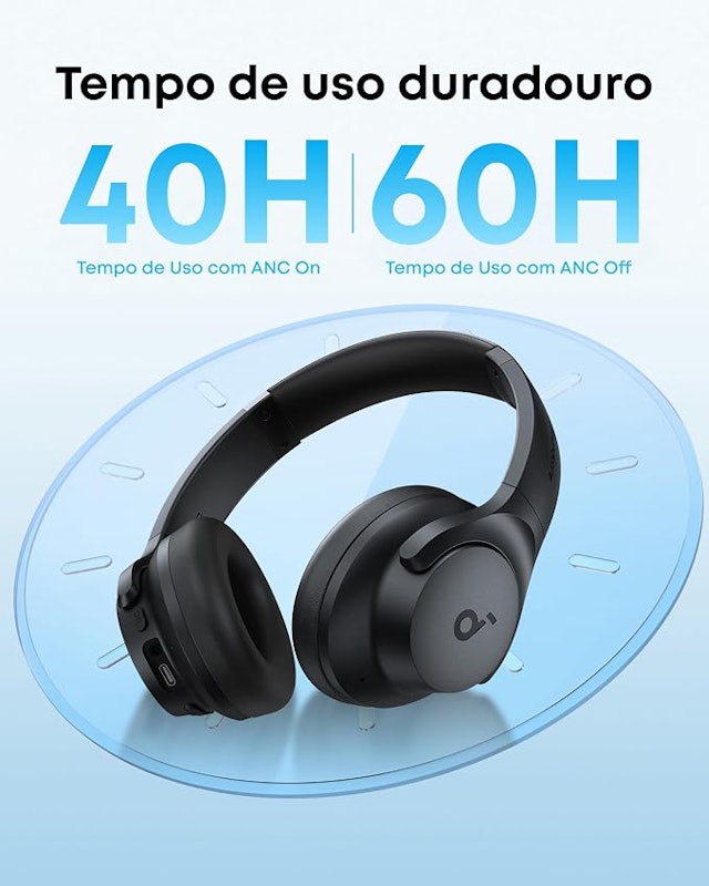 Fone de Ouvido Bluetooth Soundcore Anker Q20i ANC Híbrido 4