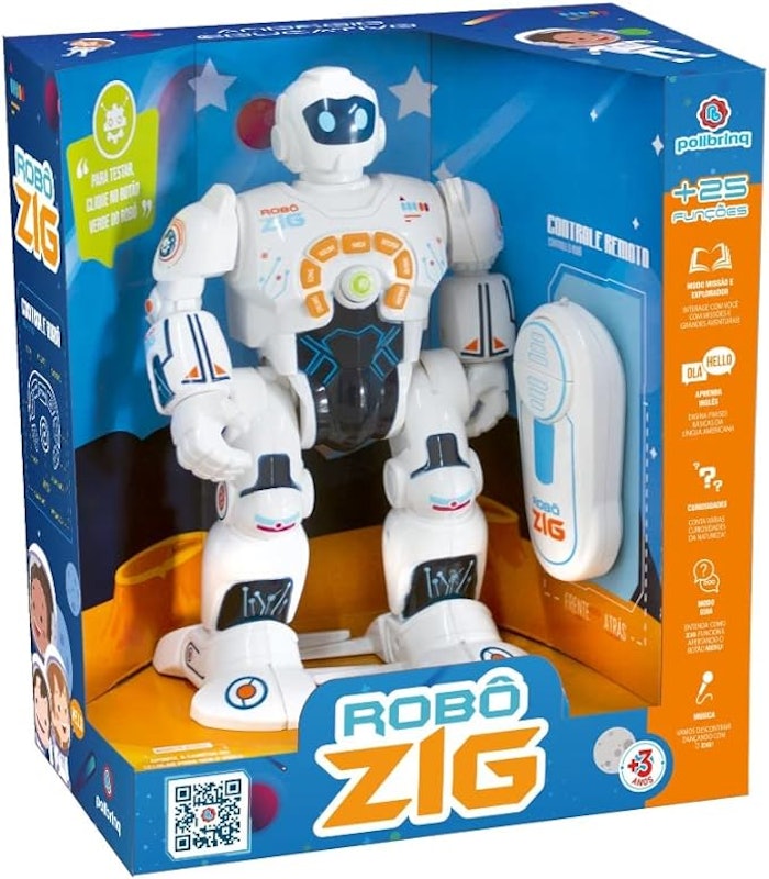 Robô Inteligente Zig Ensina Inglês 3