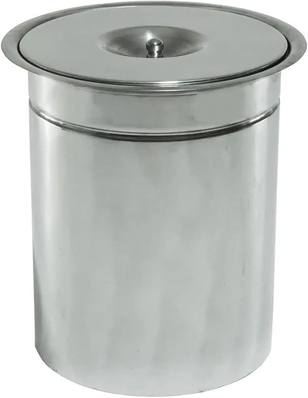 Lixeira de Embutir Inox 5 L 1