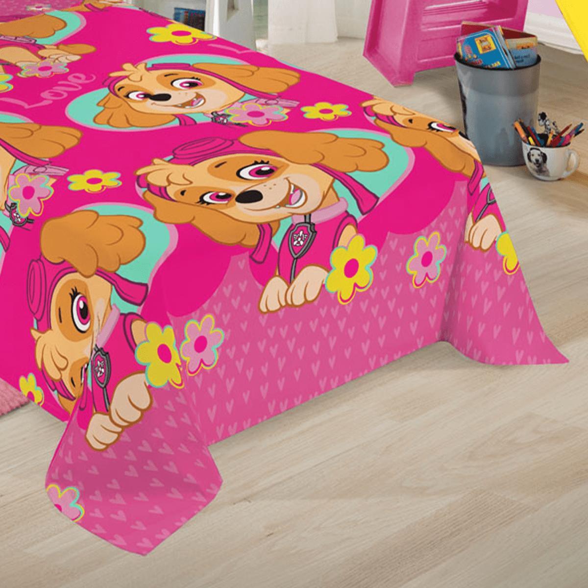 Jogo de Cama Microfibra Estampado Patrulha Canina 2